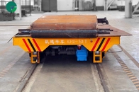 8 t industrial electric car on railway for cargo handling from one shop to another