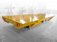 Mobile Cable Powered Towing Trolley Self-Propelled Railway Steel Trailer For Transferring