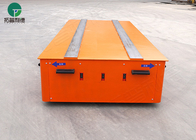 Electric Assembly Line Battery Power Trackless Transfer Cart 40 Ton