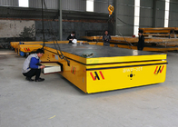 China 10 t cargo plant trailer on cement floor with hydraulic lifting function factory