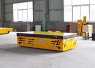 China 20t steerable transfer carriage running on concrete floor for India steel plant handling factory