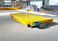 8 t industrial electric car on railway for cargo handling from one shop to another
