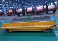 Paper Plant Billet Factory 15t Material Transfer V-Block Coil Rail Cart