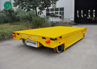 Steel Industry Flatbed Electric Rail 50t Transfer Cart With Wheels