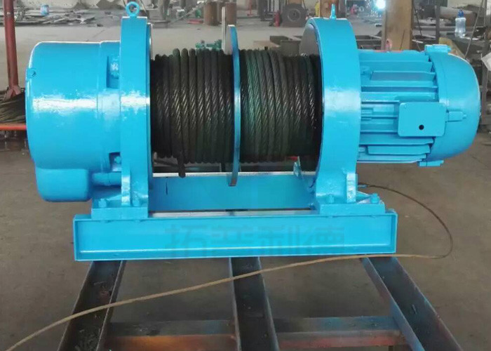 jk fast speed cargo handling cable pulling winch for pulling material and cargo