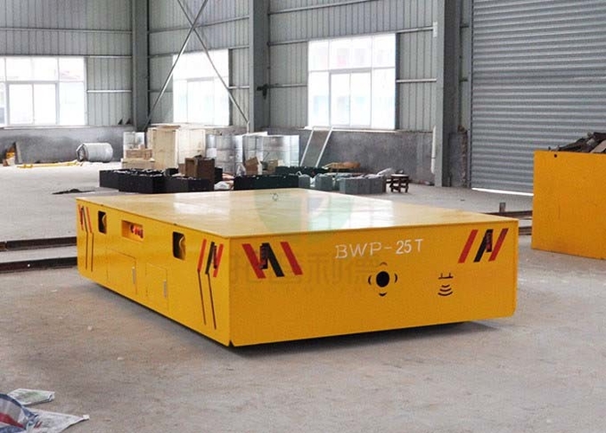 3 T Motorized Trackless Transfer Carriage With Battery Driven Flexible Turn For Die Handling