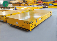 Workshop steel factory 10t flatbed rail battery transfer cart