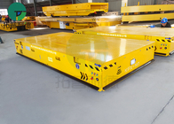 Workshop steel factory 10t flatbed rail battery transfer cart