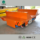 1-300Ton Pipe Factory Transport Steerable Copper Coil Handling Vehicle Powered Drivable Transfer Cart With V-Deck