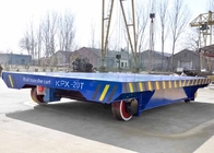 Shipyard Steel Rod Transport Battery Operated Motorized Transfer Car On Railroad