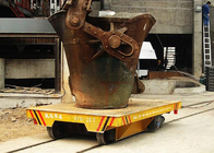 Steel Plant Heavy Duty Ladle Transport Trolley On Rails For Molten Steel Handling
