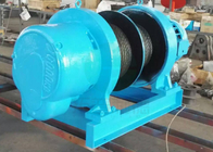 Electric wire rope double drum winch applied in South Africa shipyard