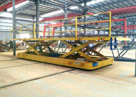Cable Reels Powerded Motorized Material Handling 20 Ton Transfer Cart with Hydraulic Lifting