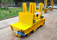 50t Hydraulic Lifting Battery Power Scrap Transfer Car With Dumping Device