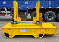 50t Hydraulic Lifting Battery Power Scrap Transfer Cart With Dumping Device