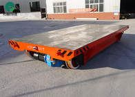 Heavy Duty Material Transfer Battery Operated Steel Plate Rail Car