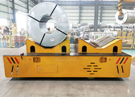 1-200 Ton Pipe Factory Bar Motorized Rail Steel Tube Transfer Wagon Cable Reel Powered Electric Flat Cart