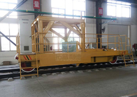 40 t low voltage power DC motor variable speed cargo transfer cart on-rail