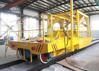 Heavy Duty Plant Motorized Handling Inter Bay Transport Cross Bay Rail Truck Trolleys