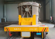 Electric Driven Material Slag Ladle Railway Transfer Copper Ladle Rail Vehicle