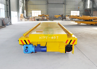 high temperature proof 10 ton on rail guide powered cart for molds