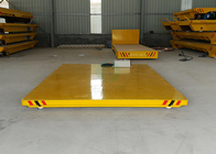 Mold Transport Flat Rail Cart 15T Material Transfer Carriage On Rails Towed By Forklift