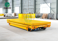 5 Ton Conductor Rail Powered Steerable Transfer Carts With Hydraulic Lifting Platform
