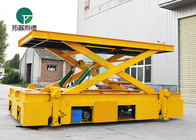 8 Ton Factory AGV Battery Industrial Transfer Trolley With Motorized Supports