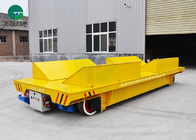 Large Capacity Storage Battery Turning Rail Coil Transfer Cart For Material Handling