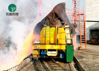 Heat-Resisting Large Capacity Molten Steel Ladle Transfer Trolley Car On Rail