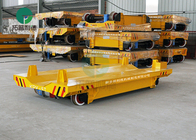 1-300Ton Pipe Factory Transport Steerable Copper Coil Handling Vehicle Powered Drivable Transfer Cart With V-Deck