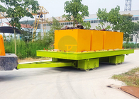 Material Handling Platform Motorless Towed Transfer Carts With Draw Bar