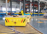 7 Ton Machinery Plant Workpiece Handling S Type Rail Turning Electric Transfer Trolleys