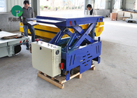 China Electric Platform Battery Operated Industrial Motorized Transfer Vehicle for Steel Parts