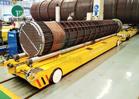 Steel Industry Automatic Transfer Carriage Rail Guided Powered Trolley With Rollers