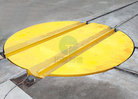 5t industrial electric turntable for steel mill material handling car on railway