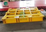 5t manual rail transfer cart with hand braking for industrial material handling