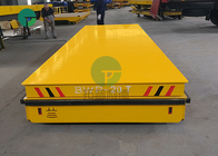 25 ton frequency use steerable trackless rail mounted transfer cart for molds