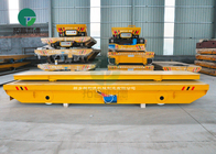 30 Ton Heavy Duty Material Handling Platform Cable Powered Electric Flat Transfer Cart With Lifting System