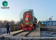 Heavy Duty Motorized Railcar Turntables Railway Locomotive Turntable For Train Station