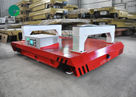 Cement factory flatbed 55t material transfer battery rail car