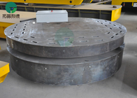 Factory Stable Heavy Load Rail Electrical Turntable Transfer Cart