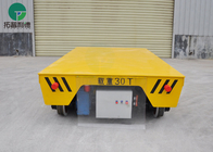 Coal Factory 10t Equipment Transfer Electric Motorized Rail Flat Car
