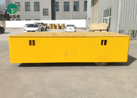 Electric Customized Trackless Motorized Trolley 5 Tons With Pu Tires