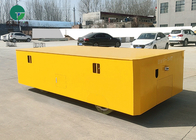 Electric Customized Trackless Motorized Trolley 5 Tons With Pu Tires