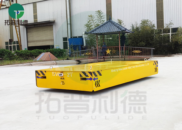 Workpiece Transport Warehouse Customized Transfer Electric Steerable Flat Cart
