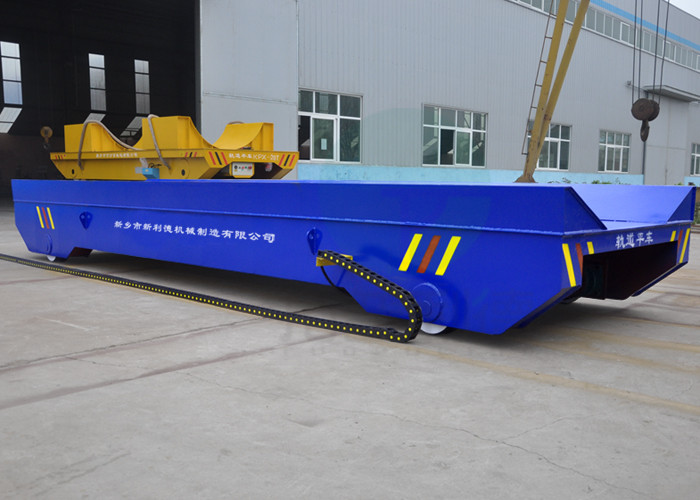 50 Ton High Temperature Proof Multi Directional Self Propelled Rail Trailer