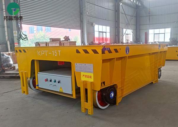 Steel Mill 20t Copper Pipe Transfer Electrical Towed Rail Vehicle
