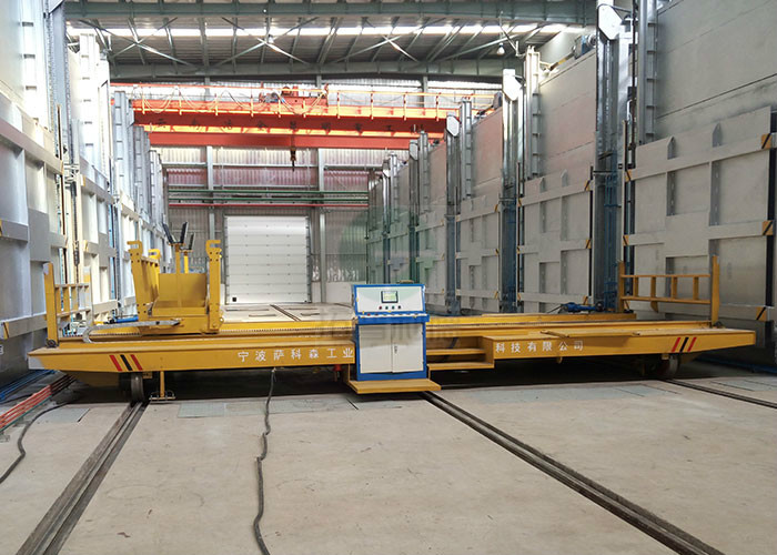 Heavy load explosion proof electric cable power transfer dolly transfer carts on rails