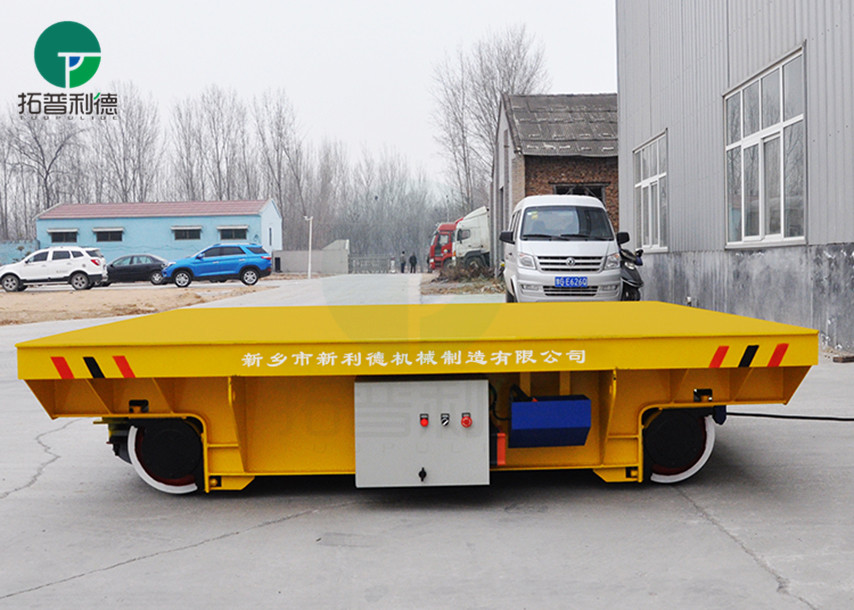 Long Distance Interbay Transport Motorized Cable Drum Power Transfer Trolley for Steel Pipes Handling